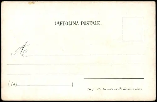 Cartolina Litho AK Venedig Venezia Panorama del Molo e Gondola. 1902