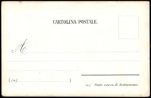 Cartolina Litho AK Venedig Venezia Piazzetta e Jsola di San Giorgio. 1902