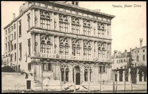 Cartolina Venedig Venezia Venice Museo Civico 1922