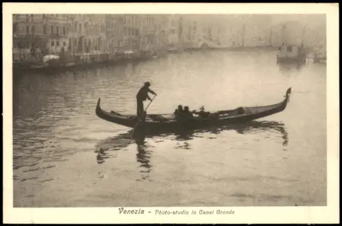 Cartolina Venedig Venezia Canal Grande Gondel Stimmungsbild 1922