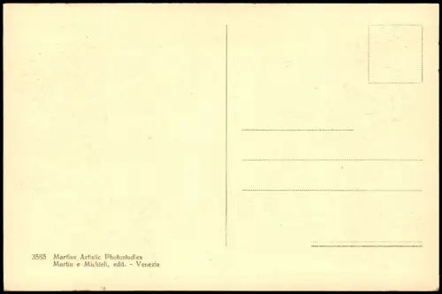 Cartolina Venedig Venezia Giardino del Palazzo Balbi 1922  Venice