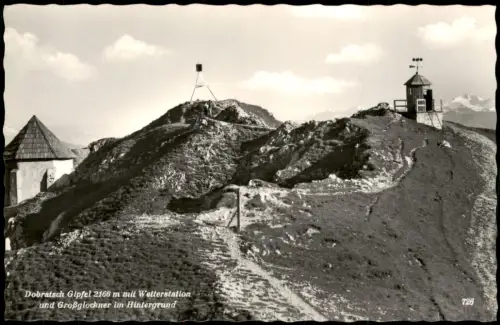Zell am See Alpen Österreich Dobratsch Gipfel Wetterstation u Großglockner 1960