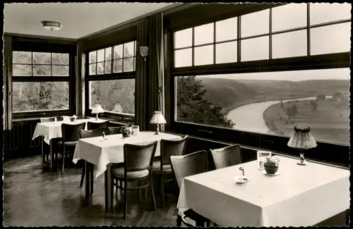 Ansichtskarte Bad Wimpfen Neckar Kurhotel Mathildenbad Terrasse 1960