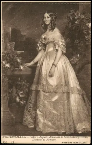 Versailles WINTERHALTER Victoire-Auguste-Antoinette de Saxe-Cobourg-Gotha  1910
