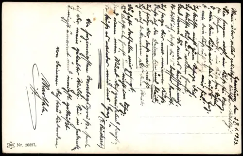 Signierte Künstlerkarte Frau mit Kind / Puppe auf dem Arm 1923