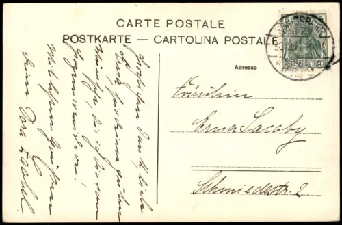 Liebe Liebespaar "Mein ganzes Vermögen" Kuh-Hirte mit seiner Liebsten 1911