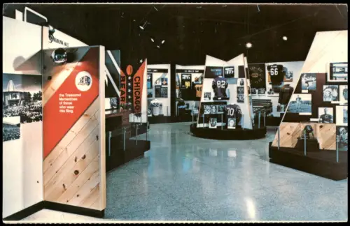 Postcard Canton Ohio PRO FOOTBALL HALL OF FAME NFL 1972