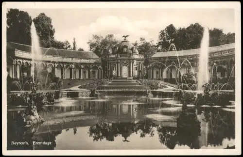 Ansichtskarte Bayreuth Erimitage Fotokarte 1930
