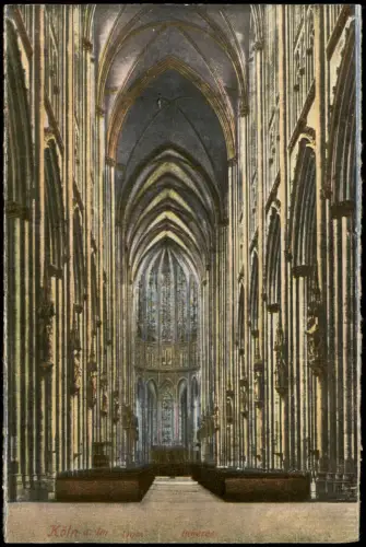 Ansichtskarte Köln Kölner Dom - Inneres 1914