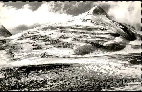 Kärnten Johannisberg von der Oberwalderhütte Alpen Gletscher 1961