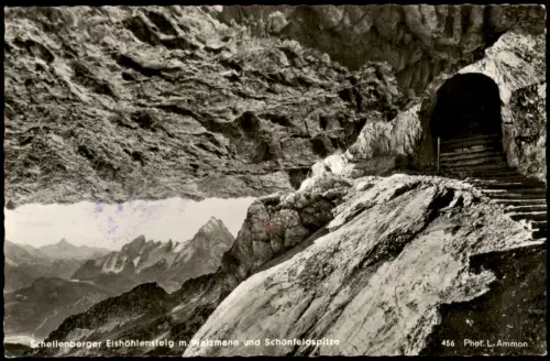 Marktschellenberg Schellenberg Markt   Eishöhlenhütte - Fotokarte 1961