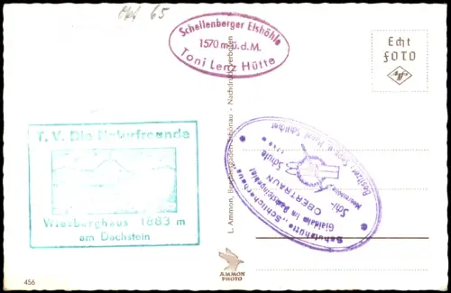 Marktschellenberg Schellenberg Markt   Eishöhlenhütte - Fotokarte 1961