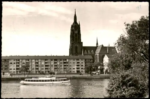 Frankfurt am Main Personenschiffahrt Flettner-Nauheimer Neubauten 1961