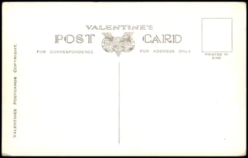 Postcard Dún Laoghaire Victoria Castle and Vale of Shanganagh 1963