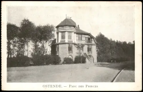 Postkaart Ostende Oostende Parc des Princes - Villa 1918