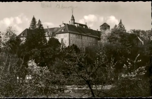 Ansichtskarte Bad Iburg Schloss und Benediktinerabtei Iburg 1959