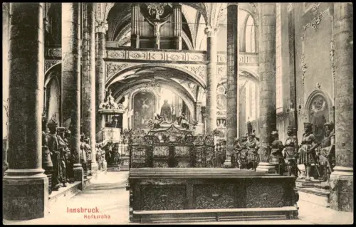 Ansichtskarte Innsbruck Hofkirche - Orgel 1900