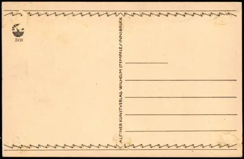 Ansichtskarte Mittenwald Stadt Kalkkögel Hochzirl 1928