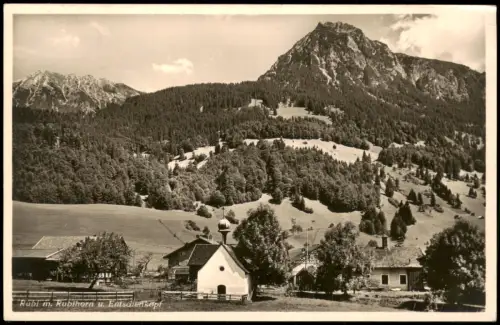 Ansichtskarte Rubi-Oberstdorf (Allgäu) Stadtpartie 1939