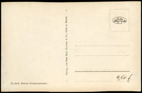 Ansichtskarte Ehrenbreitstein-Koblenz Ehrenbreitstein Rheindampfer 1928