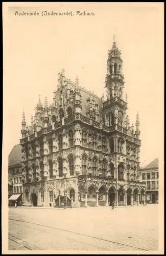 Postkaart Audenarde Audenaarde Oudenaarde Rathaus. 1922