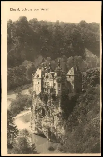 Postkaart Dinant Dinant Schloss von Walzin. 1922