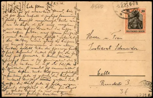 Ansichtskarte Osnabrück Dom St. Peter - Straßenpartie 1920