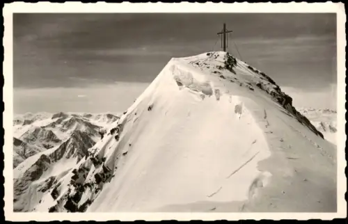 St. Leonhard im Pitztal Die Wildspitze - Ötztaler Alpen Kreuz 1940