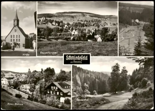 Schmiedefeld (Rennsteig) Rennsteig Mehrbildkarte Stadtansichten 1977
