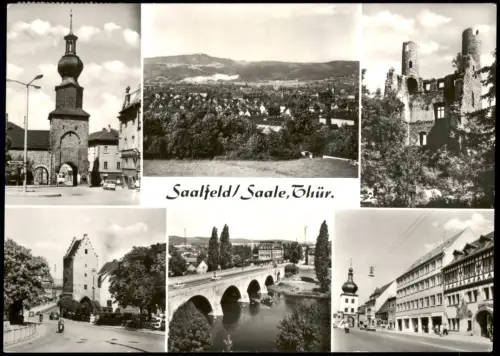 Saalfeld (Saale) Oberes Tor Hoher Schwarm Saaltor - Mehrbild 1981