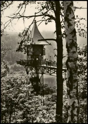 Ansichtskarte Bad Schandau Fahrstuhl - Fotokarte 1964