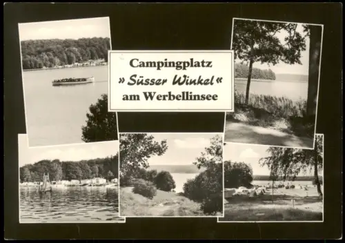 Ansichtskarte Schorfheide Campingplatz Süsser Winkel Werbellinsee MB 1968