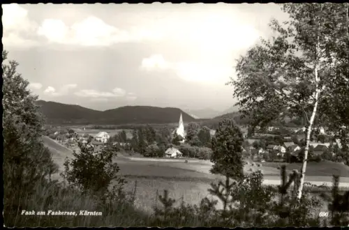 Ansichtskarte Villach Faak am Faakersee, Kärnten 1961