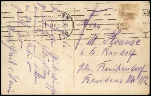 Menschen Soziales Serien-Karte Nachbarskinder Junge & Mädchen "verliebt" 1925