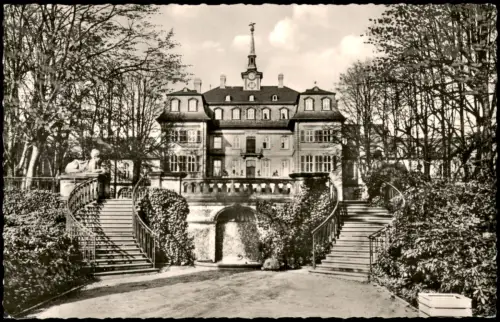 Ansichtskarte Höchst-Frankfurt am Main Bolongaro-Palast 1959