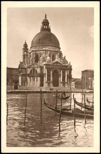 Cartolina Venedig Venezia S. Maria della Salute. 1928