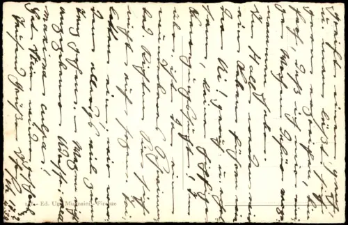 Cartolina Florenz Firenze Panorama dalla Torre di Palazzo Vecchio. 1938