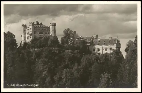 Ansichtskarte Hohenschwangau-Schwangau Schloss Hohenschwangau 1942