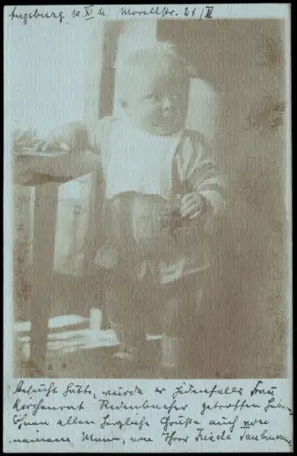 Ansichtskarte  Kinder Junge - Lichtdruck Privataufnahme 1911