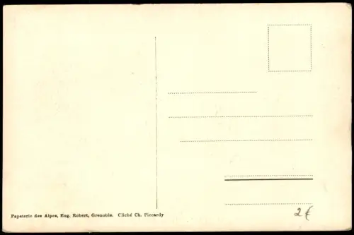 CPA Grenoble L'abbé Guétal Le Lac de l'Eychauda 1928