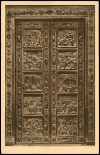 Florenz Firenze Porta del Battistero di S. Giovanni Ghiberti Lorenzo 1925