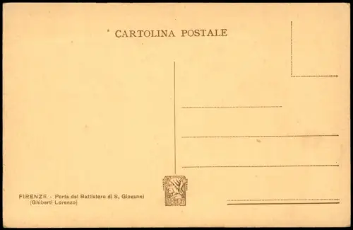 Florenz Firenze Porta del Battistero di S. Giovanni Ghiberti Lorenzo 1925