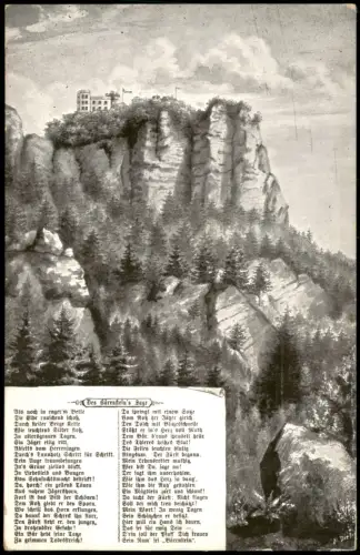 Bärenstein (Erzgebirge) Bärenstein Erzgebirge - Künstlerkarte Sage 1928