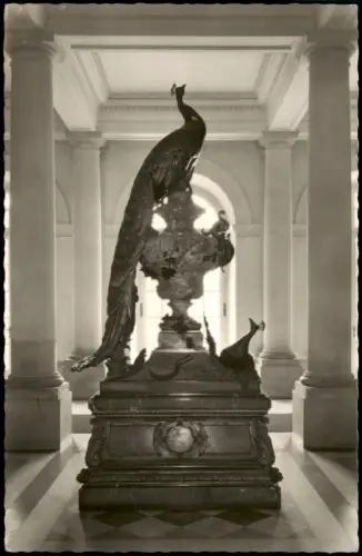 Ansichtskarte Chiemsee Herrenchiemsee Schloss Pfau - Fotokarte 1961