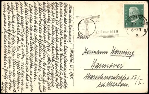 Ansichtskarte Mannheim Jesuitenkirche 1930