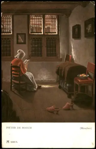 Ansichtskarte  Künstlerkarte Kunstwerke PIETER DE HOOCH 1910
