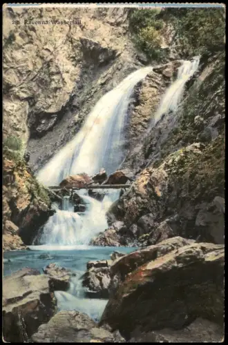 Ansichtskarte Ravenna-Wasserfall Ravenna-Wasserfall 1918