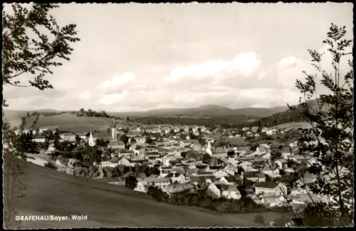 Ansichtskarte Grafenau (Niederbayern) Blick auf die Stadt 1961