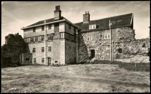 Postcard Leiston Leiston Abbey Gebäude 1961