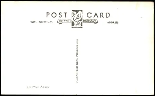 Postcard Leiston Leiston Abbey Gebäude 1961